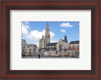 Framed Statue of Rubens and Our Lady's Cathedral