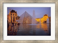 Framed Louvre Pyramid, Paris, France