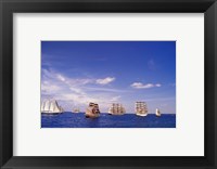 Framed Tall Ships Race in Nova Scotia