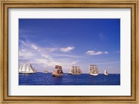 Framed Tall Ships Race in Nova Scotia