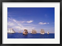 Framed Tall Ships Race in Nova Scotia
