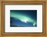 Framed Aurora Borealis, Lapland, Finland