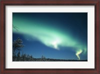 Framed Aurora Borealis, Lapland, Finland