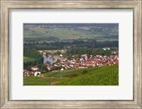 Framed View of Vallee de la Marne River and Vineyards