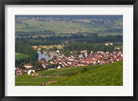 Framed View of Vallee de la Marne River and Vineyards