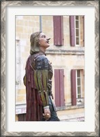 Framed Statue of Cyrano de Bergerac, Dordogne, France
