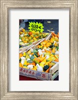 Framed Pumpkins For Sale at Market Stall