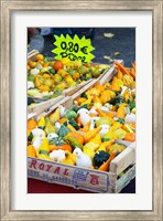 Framed Pumpkins For Sale at Market Stall