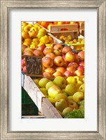 Framed Market Stalls with Produce, Sanary, France