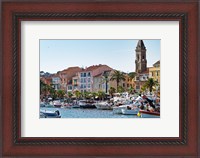Framed View of Harbour with Fishing and Leisure Boats
