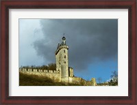Framed Chateau de Chinon Castle, France
