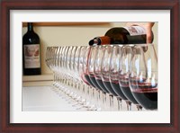Framed Wine Glasses Ready for Tasting