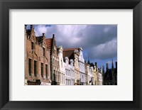 Framed Buildings in Bruges, Belgium