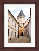 Framed Old Town Buildings in Tabor, Czech Republic