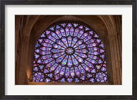 Framed Interior of Notre Dame Cathedral, Paris, France
