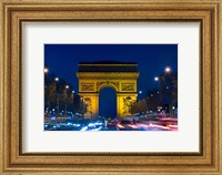 Framed Military Ceremony at the Arc de Triomphe