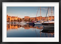 Framed Corsica, France Marina at Sunset