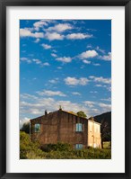 Framed Abazia Farmhouse at Sunset