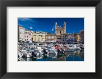 Framed Old Port, Bastia, Corsica, France