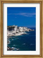 Framed Falaises Cliffs towards Capo Pertusato