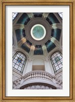 Framed Palais des Beaux-Arts ceiling detail, Lille, French Flanders, France