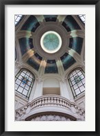 Framed Palais des Beaux-Arts ceiling detail, Lille, French Flanders, France