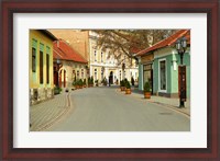 Framed Main Street, Tokaj, Hungary