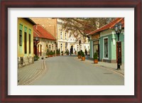 Framed Main Street, Tokaj, Hungary