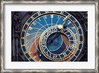 Framed Prague Astronomical clock