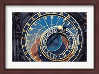 Framed Prague Astronomical clock