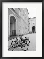 Framed Bicycles in the Domplatz