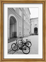 Framed Bicycles in the Domplatz