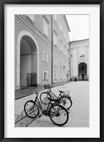 Framed Bicycles in the Domplatz