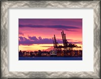 Framed Cargo Cranes, Port of Vancouver