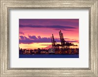 Framed Cargo Cranes, Port of Vancouver