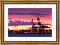 Framed Cargo Cranes, Port of Vancouver