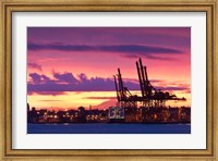 Framed Cargo Cranes, Port of Vancouver