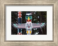 Framed British Columbia First Nation Totems