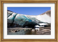 Framed Ice Cave in the Glacier of Schlatenkees