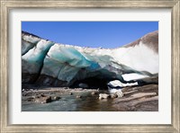 Framed Ice Cave in the Glacier of Schlatenkees