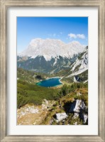 Framed Seeben Lake, Mieminger Mountains