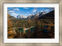 Framed Wettertein and Mieminger Mountains