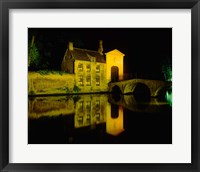 Framed Beguinage at Night, Bruges, Belgium