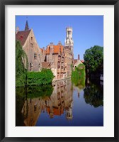 Framed Belfry and Rosary Quay, Belgium