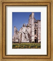 Framed Ruins of St Bertin Abbey, St Omer, France
