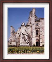 Framed Ruins of St Bertin Abbey, St Omer, France