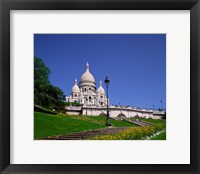 Framed Sacre Coeur, Montmartre, Paris, France