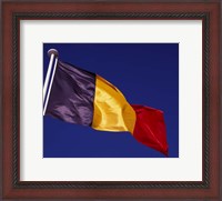 Framed Belgian Flag