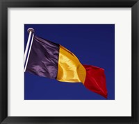 Framed Belgian Flag