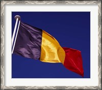 Framed Belgian Flag